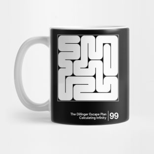 The Dillinger Escape Plan / Minimalist Graphic Design Artwork Mug